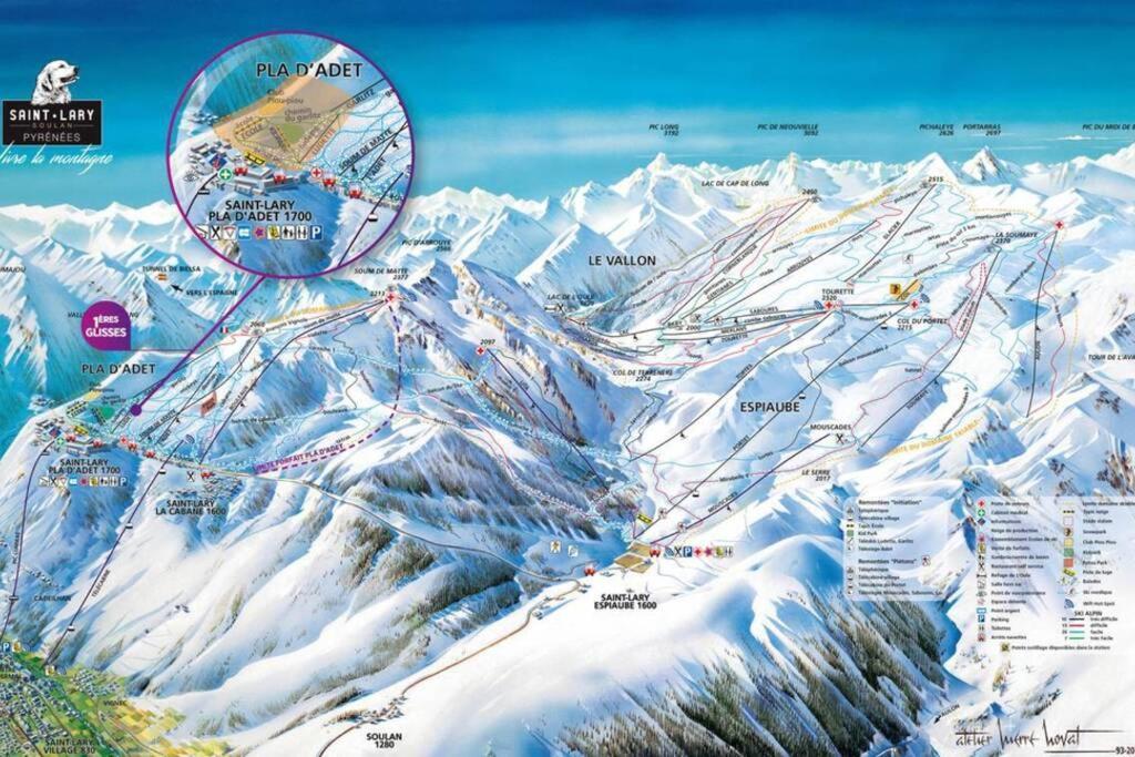 Апартаменти T2 Pla D'Adet Au Pied Des Pistes Сен-Ларі-Сулан Екстер'єр фото